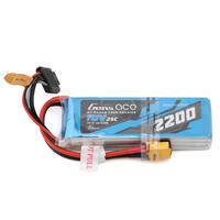 Gens Ace G-Tech 3S 2200Mah 25C 11.1V Soft Pack Lipo Battery (Xt60)