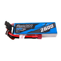 GENS ACE G-TECH 3S 2600MAH 45C 11.1V SOFT PACK LIPO BATTERY (DEANS)