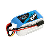 GENS ACE 2S 2500MAH 7.4V RX SOFT CASE LIPO BATTERY (JR)