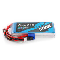 Gens Ace 2S 5000Mah 7.4V Rx Soft Pack Lipo Battery (Jr-3P Ec3)