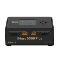 Gens Ace iMars D300 Plus G-Tech Smart Dual AC/DC Charger (Black) (6S/16A) (AC-300W) (DC-350W x2) w/Bluetooth