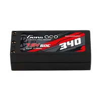 Gens Ace 340mAh 60C 7.6V Hardcase/Hardwired LiPo Battery (XT60 to 2.0mm Bullet)