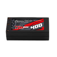 Gens Ace 400mAh 60C 7.6V Hardcase/Hardwired LiPo Battery (XT60 to 2.0mm Bullet)