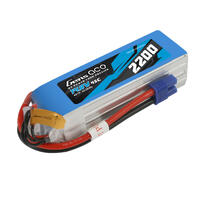 Gens Ace 4S 2200Mah 14.8V 45C Soft Case Lipo Battery (Ec3)