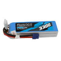 Gens Ace 4S 3300Mah 14.8V 45C Soft Case Lipo Battery (Ec3)