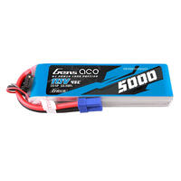 Gens Ace G-Tech 3S 5000Mah 45C 11.1V Soft Pack Lipo Battery (Ec5)