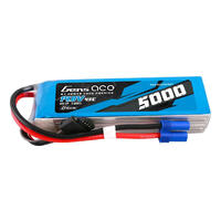 Gens Ace G-Tech 4S 5000Mah 45C 14.8V Soft Pack Lipo Battery (Ec5)