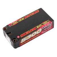 GENS ACE 2S REDLINE 2.0 5300MAH 140C 7.6V HARDCASE LIPO BATTERY (5.0MM BULLET)