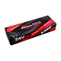 Gens Ace 2S 5300Mah 60C 7.4V Hardcase Lipo Battery (Xt60)