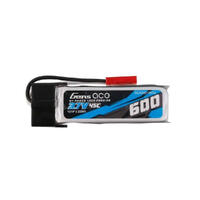 Gens Ace 1S 600Mah 45C 3.7V Soft Pack Lipo Battery (Jst-Syp)