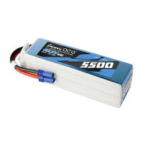 GENS ACE 6S 5500MAH 22.2V 60C SOFT CASE LIPO BATTERY (EC5)
