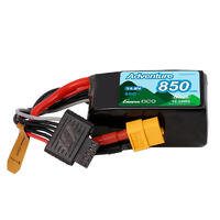 Gens Ace G-Tech 4S 850Mah 14.8V Soft Pack Lipo Battery (Xt60)