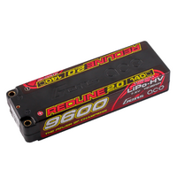 GENS ACE 2S REDLINE 2.0 9600MAH 140C 7.6V HARDCASE LIPO BATTERY (5.0MM BULLET)