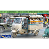 Gecko 1/35 60'~70'S Saigon Shuttle Motor-Tricycle Plastic Model Kit