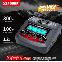G.T. Power C6D Air 100W Ac/Dc 12A Intelligent Charger Discharger