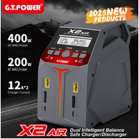 G.T. Power X2 Air/Pro V2 Ac/Dc Dual Channels Intelligent Balance Charger Discharger