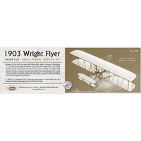 GUILLOW'S 1903 WRIGHT FLYER BALSA PLANE MODEL KIT
