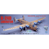 GUILLOW'S B-24D LIBERATOR BALSA PLANE MODEL KIT