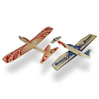 GUILLOW'S SUPER HERO TWIN PACK BALSA GLIDER