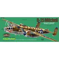 GUILLOW'S B25 MITCHELL BALSA PLANE MODEL KIT