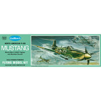 GUILLOW'S MUSTANG BALSA PLANE MODEL KIT