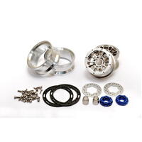 6-SPOKE WHEEL SET 1.9IN SILVER