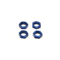 ANTI-LOOSE WHEEL NUT 17MM- BLUE, 4PCS