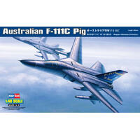 HOBBYBOSS 1/48 AUSTRALIAN F-111C PIG PLASTIC MODEL KIT [80349]*AUS DECAL*