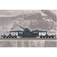 Hobbyboss 1/72 German Karl-Geraet 040/041 On Railway Transport Carrier Plastic Model Kit [82961]