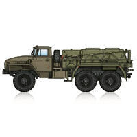 Hobbyboss 1/72 Apa-5D Airport Starter Vehicle Plastic Model Kit