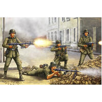 HOBBYBOSS 1/35 GERMAN INFANTRY " THE BARRAGE WALL" PLASTIC MODEL KIT [84416]