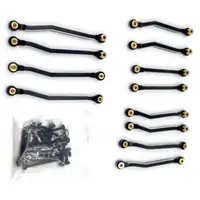 Hobbyplus Cr-18P 6X6 Aluminum High Clearance Link (Black)
