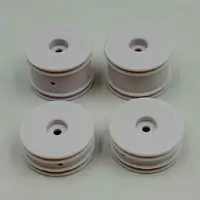 Hobbyplus Front/Rear Wheel Set (White)