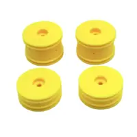 Hobbyplus Front/Rear Wheel Set (Yellow)