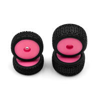 Hobbyplus Front/Rear Tire Set (Pink )