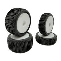 HobbyPlus HBP V-Blox Tire Set (White) (Speck-B)