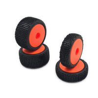 HobbyPlus HBP V-Blox Tire Set (Orange) (Speck-B)