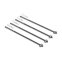 HUDY CARBON TIRE STICK 1/10 ON-ROAD & OFF-ROAD WHEELS WITH 4MM MOUNTING HOLE (4)