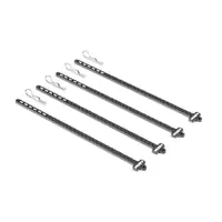 HUDY CARBON TIRE STICK 1/10 ON-ROAD & OFF-ROAD WHEELS WITH 5MM MOUNTING HOLE (4)