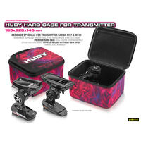 Hudy Transmitter Bag - Hard Case Design For Sanwa Mt44 & M17 - Hd199171-H