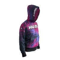HUDY SWEATER HOODED WITH ZIPPER - HD GRAPHICS (L)