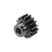 HUDY PINION GEAR - HARD STEEL - 15T (MODULE 1)