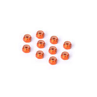 Hudy Alu Nut M4 - Orange (10) - Hd296540-O