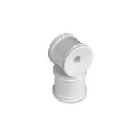 HUDY 1/10 OFF-ROAD WHEEL - STADIUM TRUCK  WHITE (2)