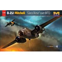 HONG KONG MODELS 1/32 B-25J MITCHELL GLASS NOSE OVER (MTO) PLASTIC MODEL KIT