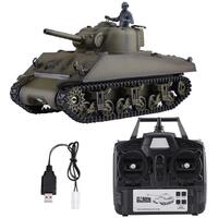 Heng Long 1/16 Usa M4A3 Sherman Rc Main Battle Tank