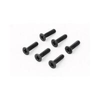 HELION HLNA0360 FLAT HEAD PHILIPS SCREWS (FHPS) BLACK ZINC M3X12MM 6 PCS
