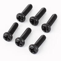 HELION HLNA0365 BUTTON HEAD PHILIPS SCREWS (BHPS) BLACK ZINC M3X10MM 6 P