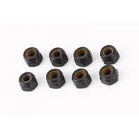 HELION HLNA0371 NUT NYLOCK M3X0.5X5.5MM BLACK ZINC 8 PCS