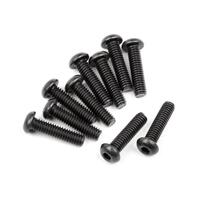 Hpi Button Head Screw M2.5X10Mm (Hex Socket/10Pcs) [107373]